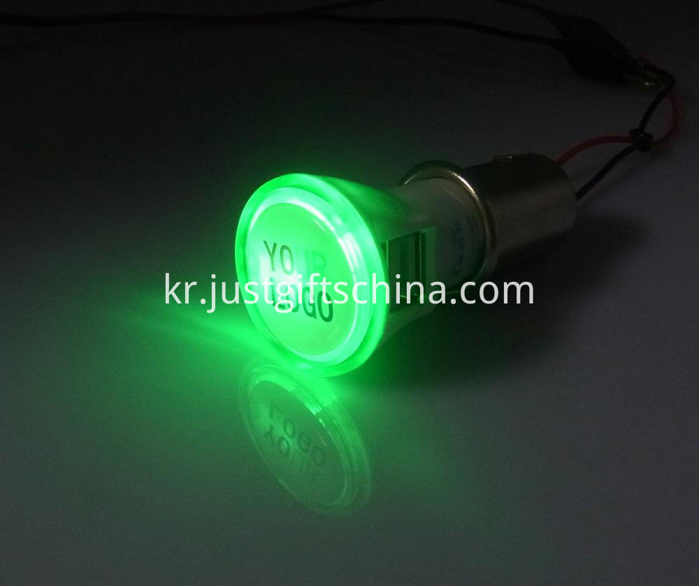Promotional Imprinted Bright Car Charger Round Shape (4) Promotional Imprinted Bright Car Charger Round Shape (4)